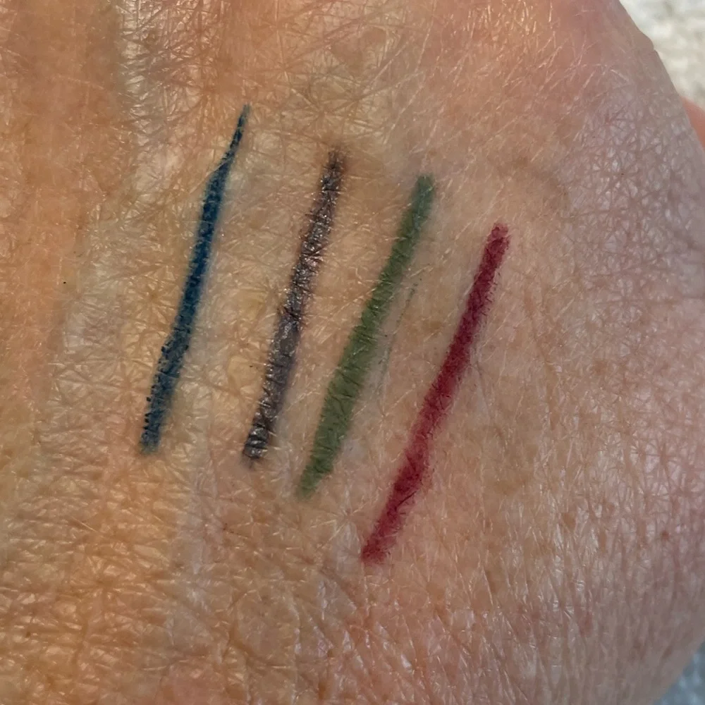 Deep Teal, Slate Grey, Green, Garnet Belle Beauty Definabelle Kajal liner 4 PK
